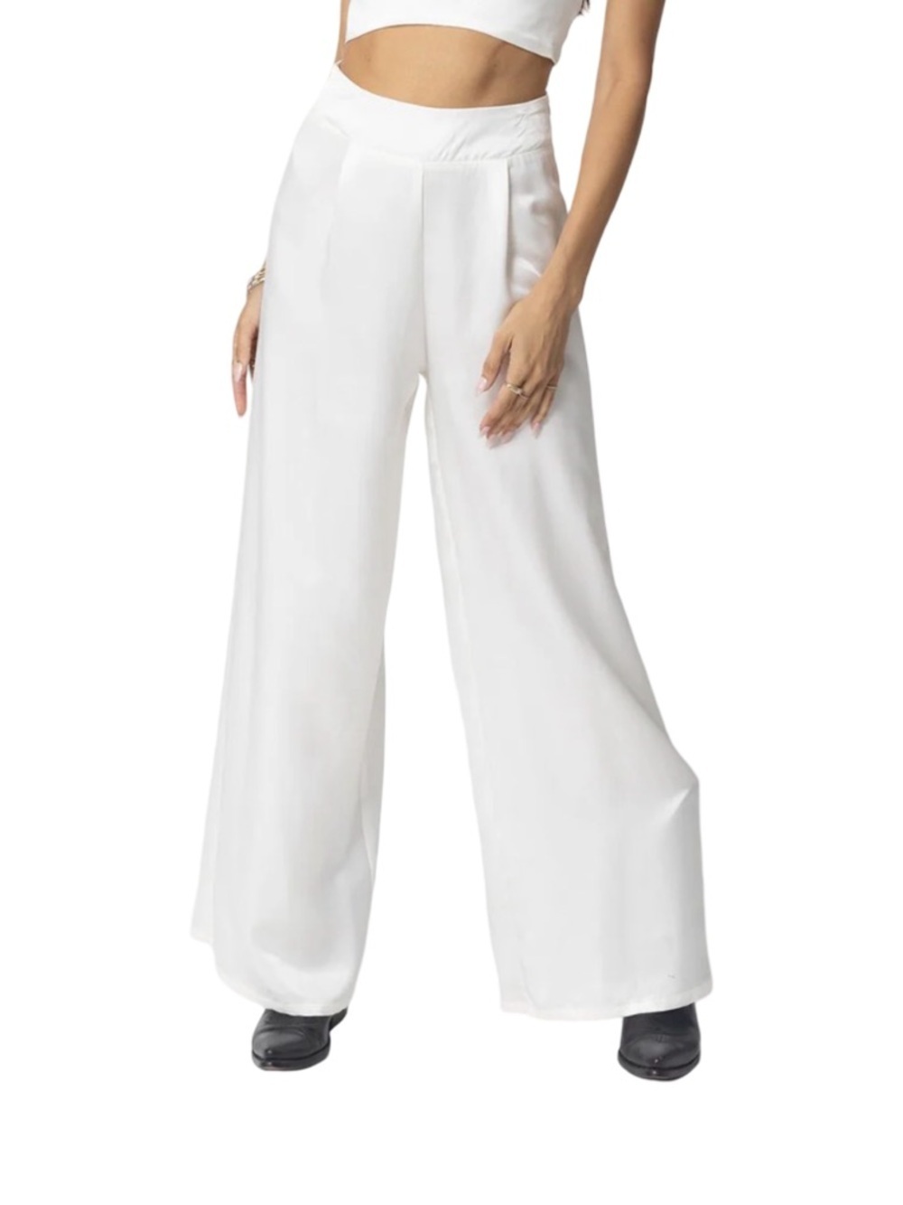Stillwater NWT The Cupro Silky Sunset Wide Leg Pant Women’s Arctic Size M